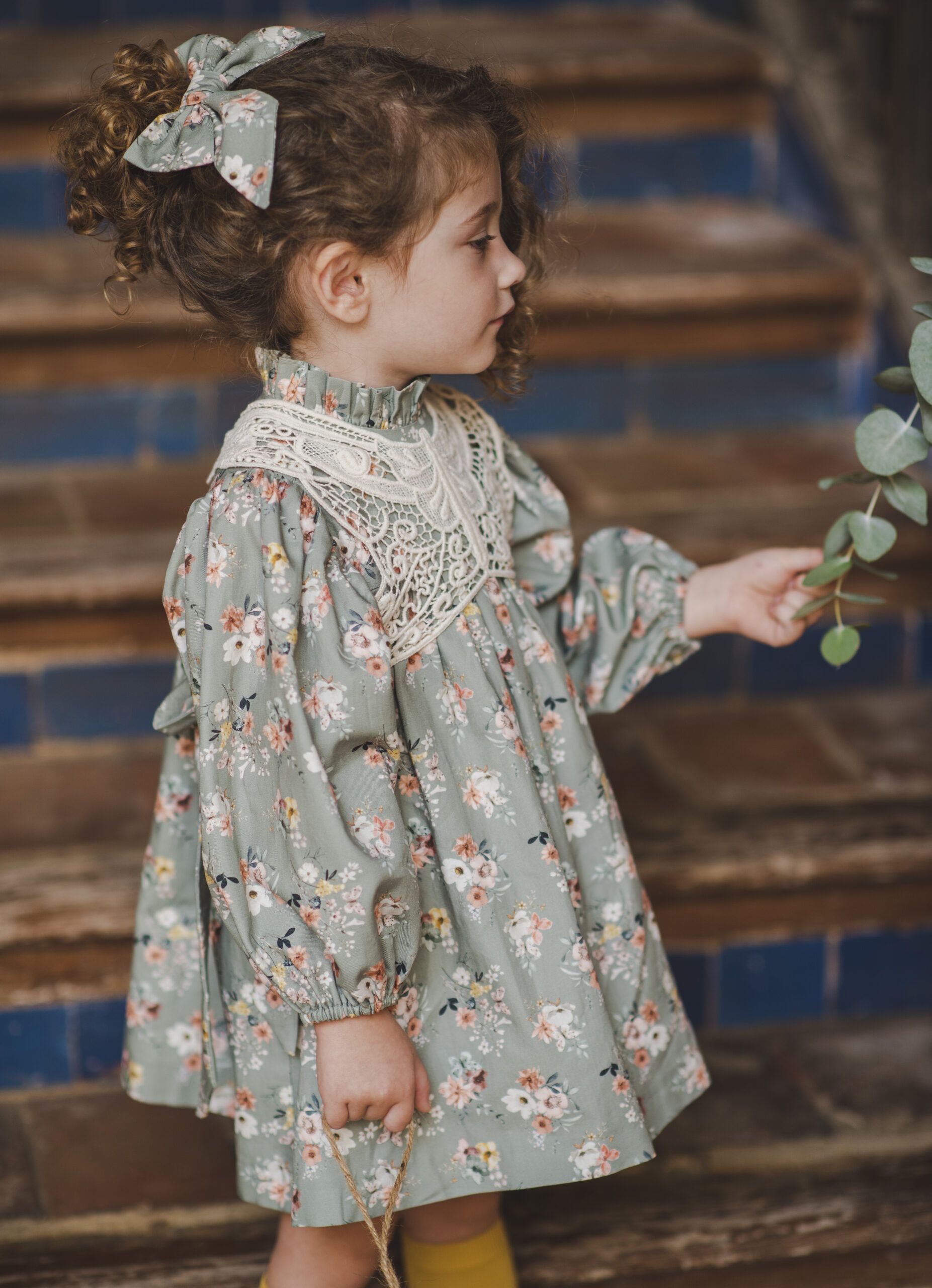 VESTIDO MARIPOSA FLORES