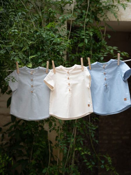 CAMISA AZUL M/CORTA