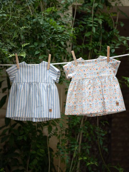 VESTIDO PETIT RAYAS