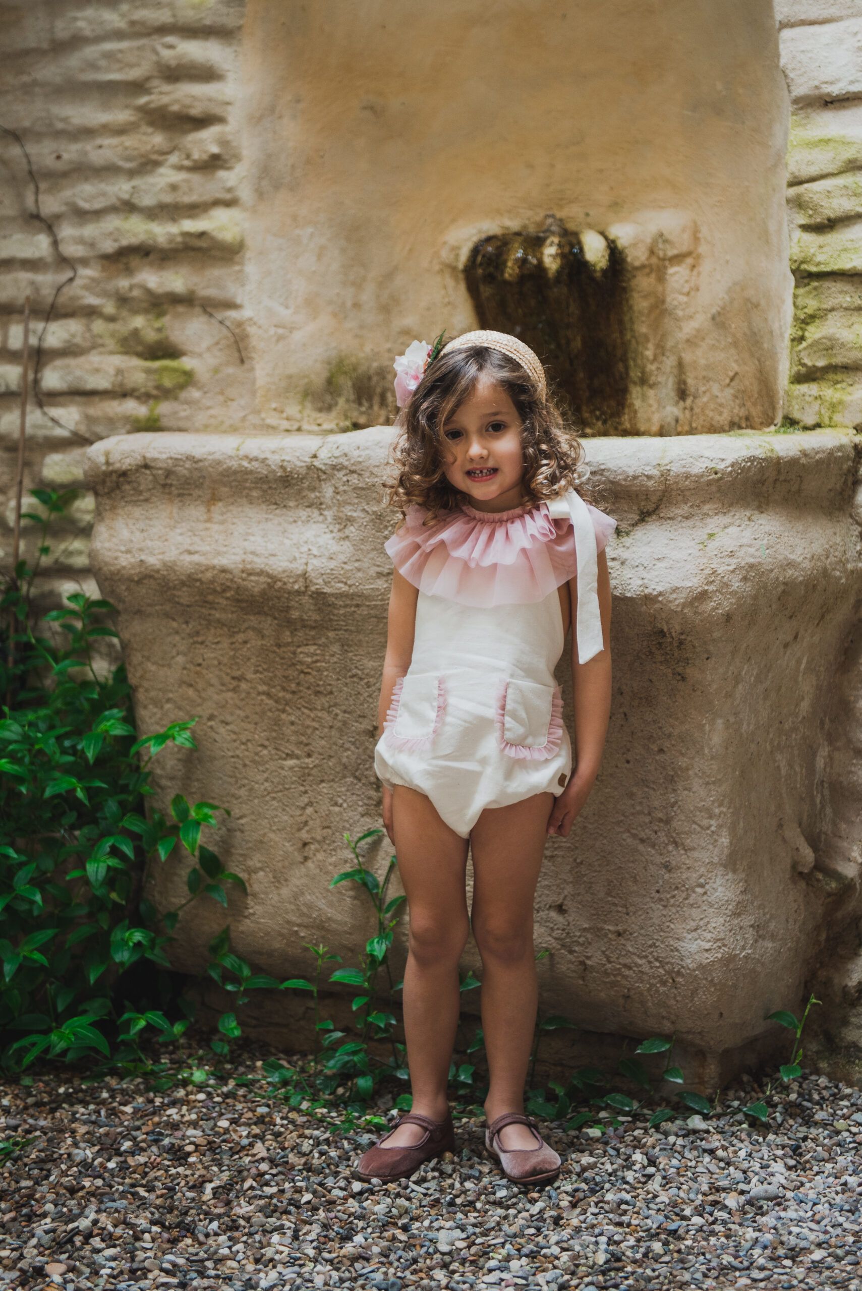RANITA INFANTIL CUELLO HALTER VOLANTE TUL - Imagen 2