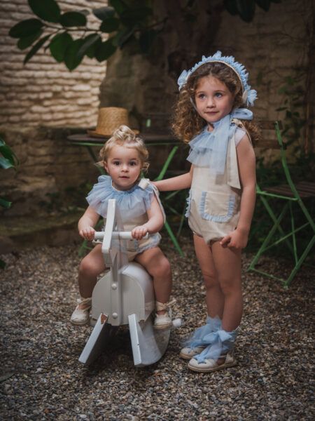 RANITA INFANTIL CUELLO HALTER VOLANTE TUL