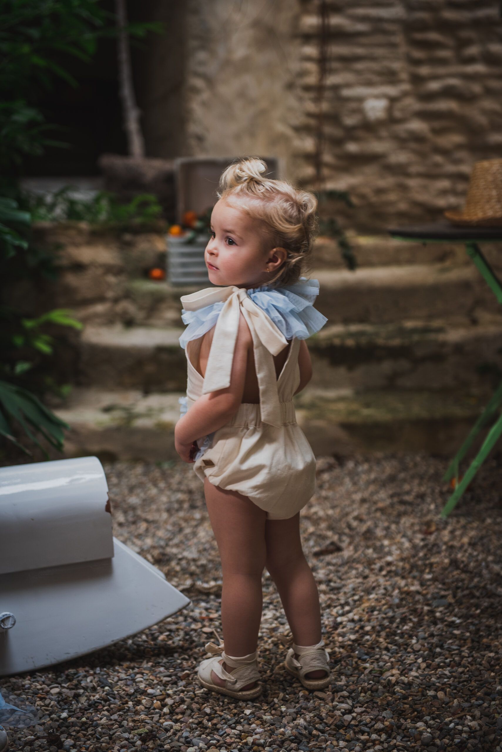 RANITA INFANTIL CUELLO HALTER VOLANTE TUL - Imagen 4