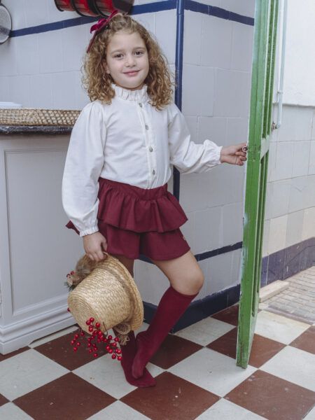 FALDA PANTALÓN BORGOÑA