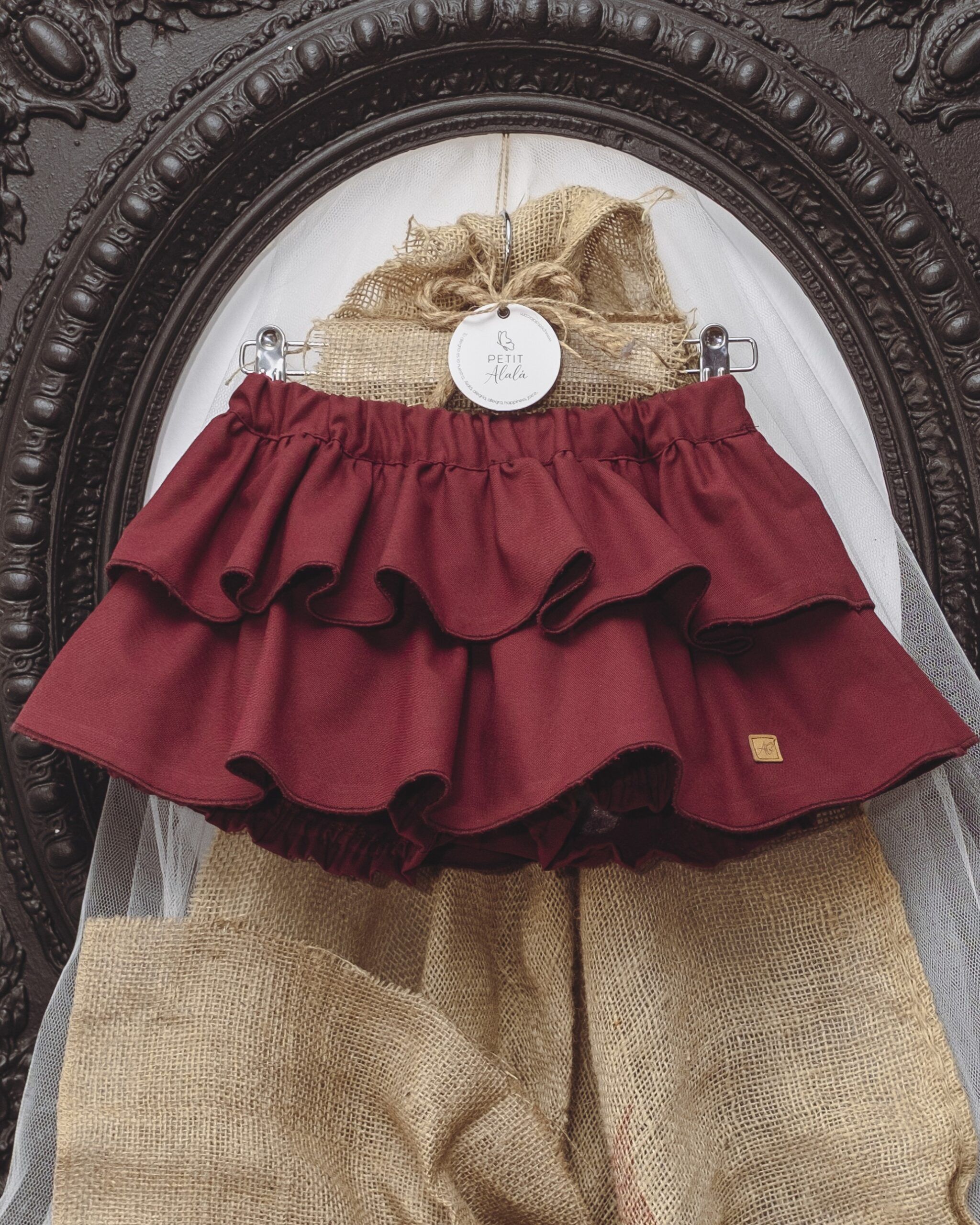FALDA PANTALÓN BORGOÑA - Imagen 3
