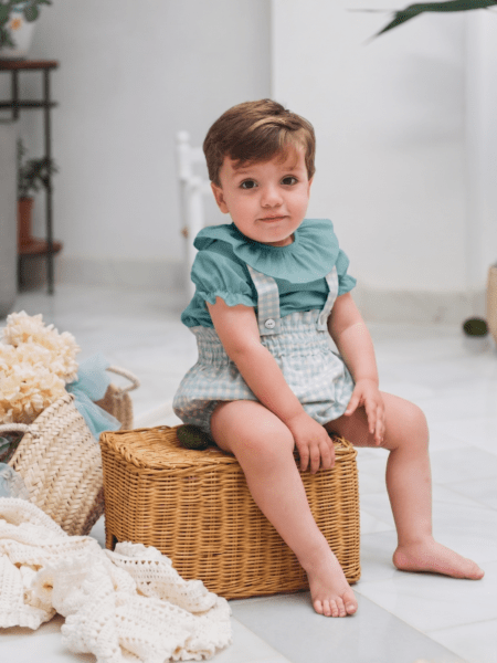 BLUSA PETIT VERDE AZULADO