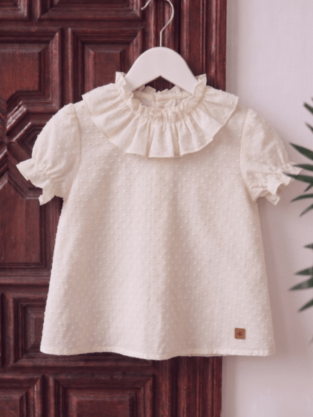 BLUSA PLUMETI MARFIL