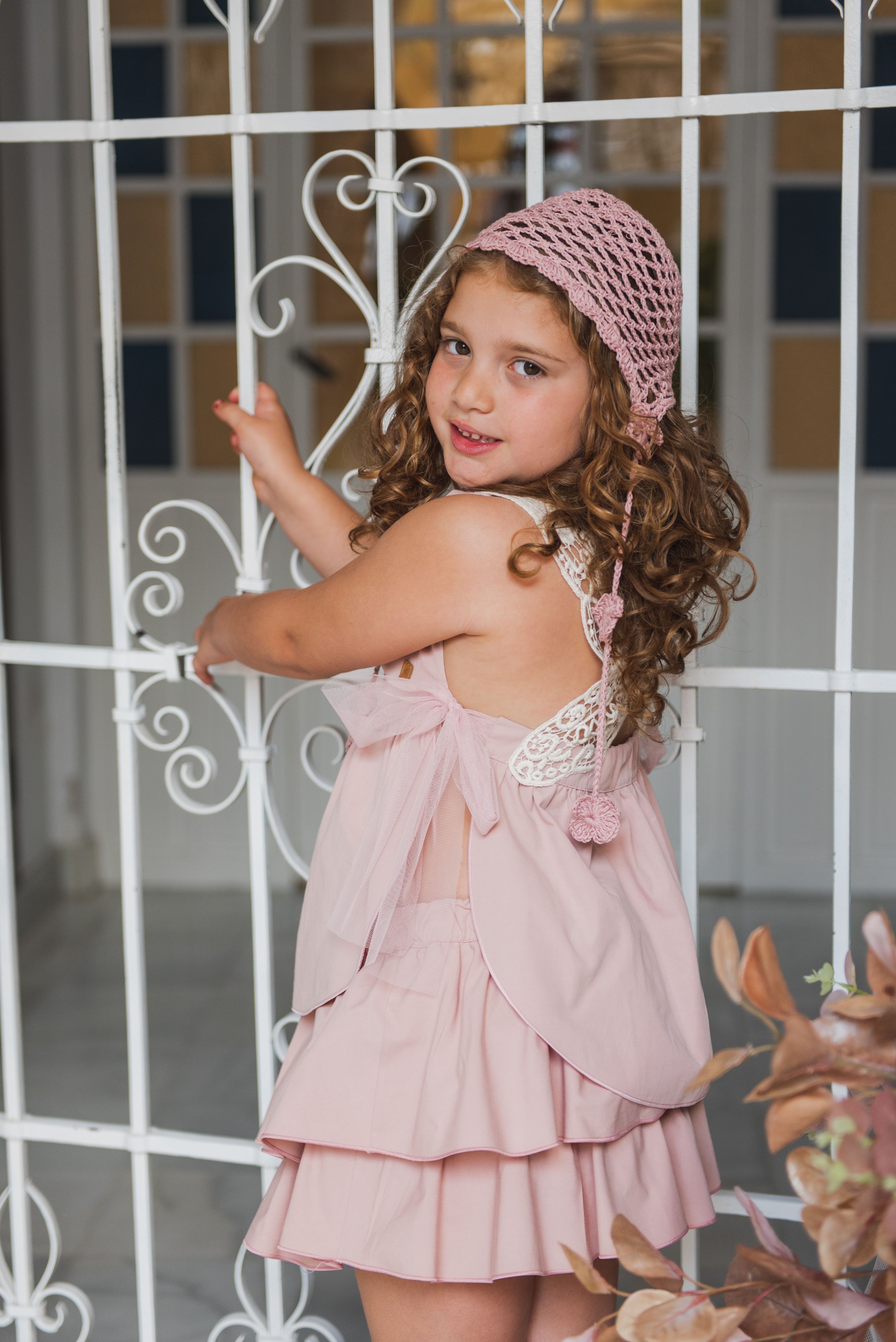 TOP DELANTAL MARIPOSA ROSA BALLET - Imagen 2