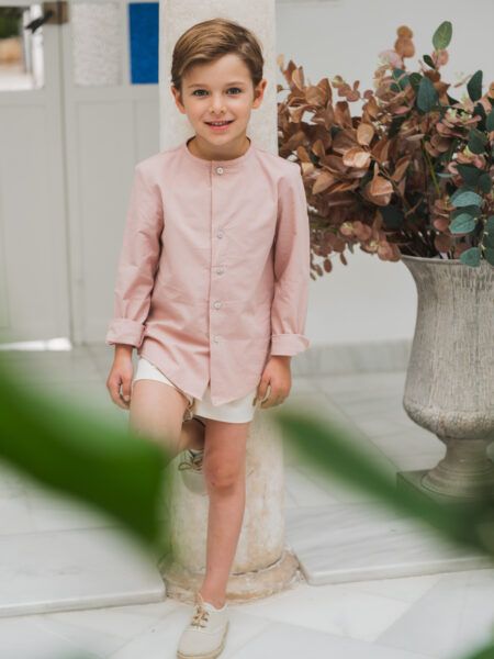 CAMISA ROSA EMPOLVADO